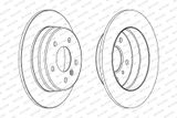FERODO Тормозной диск DDF1362C