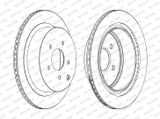 FERODO Тормозной диск DDF1506C