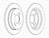 FERODO Тормозной диск DDF1793C