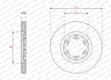 FERODO Тормозной диск DDF1921