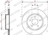 FERODO Тормозной диск DDF2786C