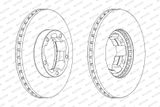FERODO Тормозной диск FCR261A