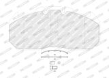 FERODO Комплект тормозных колодок, дисковый тормоз FCV1404B