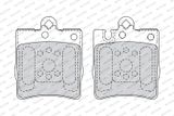 FERODO Комплект тормозных колодок, дисковый тормоз FDB1322