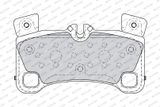 FERODO Комплект тормозных колодок, дисковый тормоз FDB4065
