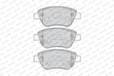 FERODO Комплект тормозных колодок, дисковый тормоз FDB4486