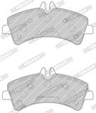 FERODO Комплект тормозных колодок, дисковый тормоз FVR4429