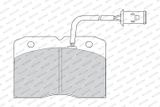 FERODO Комплект тормозных колодок, дисковый тормоз FVR655