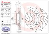 BREMBO Bremžu diski 09.N287.31