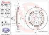 BREMBO Bremžu diski 09.N333.11