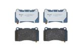 BREMBO Bremžu uzliku kompl., Disku bremzes P 09 004E