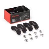 BREMBO Bremžu uzliku kompl., Disku bremzes P 10 106