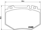 BREMBO Комплект тормозных колодок, дисковый тормоз P 50 048