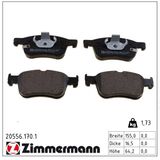 ZIMMERMANN Piduriklotside komplekt, ketaspidur 20556.170.1