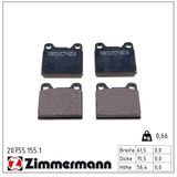ZIMMERMANN Bromsbeläggssats, skivbroms 20755.155.1