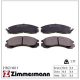 ZIMMERMANN Bremžu uzliku kompl., Disku bremzes 21363.160.1