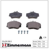 ZIMMERMANN Комплект тормозных колодок, дисковый тормоз 21439.200.1