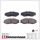 ZIMMERMANN Bromsbeläggssats, skivbroms 21481.155.1