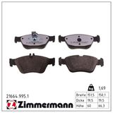 ZIMMERMANN Комплект тормозных колодок, дисковый тормоз 21664.995.1