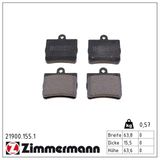 ZIMMERMANN Комплект тормозных колодок, дисковый тормоз 21900.155.1