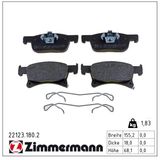 ZIMMERMANN Bromsbeläggssats, skivbroms 22123.180.2