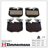 ZIMMERMANN Комплект тормозных колодок, дисковый тормоз 22425.200.1