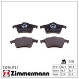 ZIMMERMANN Bromsbeläggssats, skivbroms 23076.175.1