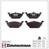 ZIMMERMANN Bromsbeläggssats, skivbroms 23130.195.1