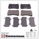 ZIMMERMANN Bremžu uzliku kompl., Disku bremzes 23325.160.1