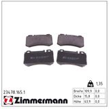 ZIMMERMANN Комплект тормозных колодок, дисковый тормоз 23478.165.1
