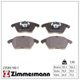 ZIMMERMANN Комплект тормозных колодок, дисковый тормоз 23589.190.1