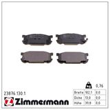 ZIMMERMANN Bromsbeläggssats, skivbroms 23876.130.1