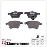 ZIMMERMANN Piduriklotside komplekt, ketaspidur 23913.200.2