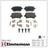 ZIMMERMANN Piduriklotside komplekt, ketaspidur 23914.170.2