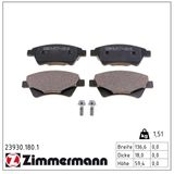ZIMMERMANN Комплект тормозных колодок, дисковый тормоз 23930.180.1