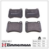ZIMMERMANN Комплект тормозных колодок, дисковый тормоз 23945.165.1