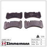 ZIMMERMANN Комплект тормозных колодок, дисковый тормоз 23955.175.1