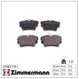 ZIMMERMANN stabdžių trinkelių rinkinys, diskinis stabdys 23980.170.1