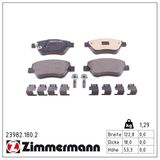 ZIMMERMANN Bromsbeläggssats, skivbroms 23982.180.2