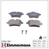 ZIMMERMANN Комплект тормозных колодок, дисковый тормоз 23984.180.1