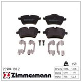 ZIMMERMANN Комплект тормозных колодок, дисковый тормоз 23984.180.2