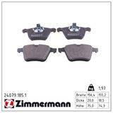 ZIMMERMANN Bromsbeläggssats, skivbroms 24079.185.1
