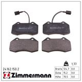 ZIMMERMANN Bromsbeläggssats, skivbroms 24162.150.2