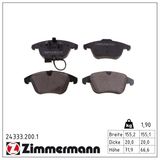 ZIMMERMANN Комплект тормозных колодок, дисковый тормоз 24333.200.1