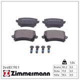 ZIMMERMANN Piduriklotside komplekt, ketaspidur 24483.170.1