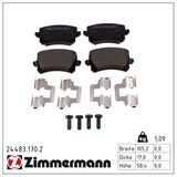 ZIMMERMANN Piduriklotside komplekt, ketaspidur 24483.170.2