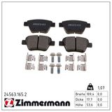 ZIMMERMANN Piduriklotside komplekt, ketaspidur 24563.165.2