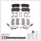 ZIMMERMANN Bremžu uzliku kompl., Disku bremzes 24643.170.2