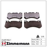 ZIMMERMANN Bremžu uzliku kompl., Disku bremzes 24681.966.1