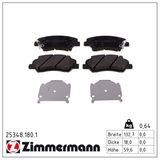 ZIMMERMANN Комплект тормозных колодок, дисковый тормоз 25348.180.1